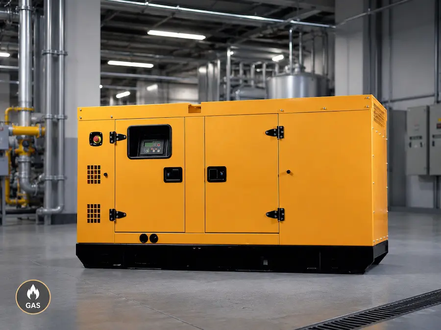 Grupo electrógeno industrial motor a Gas