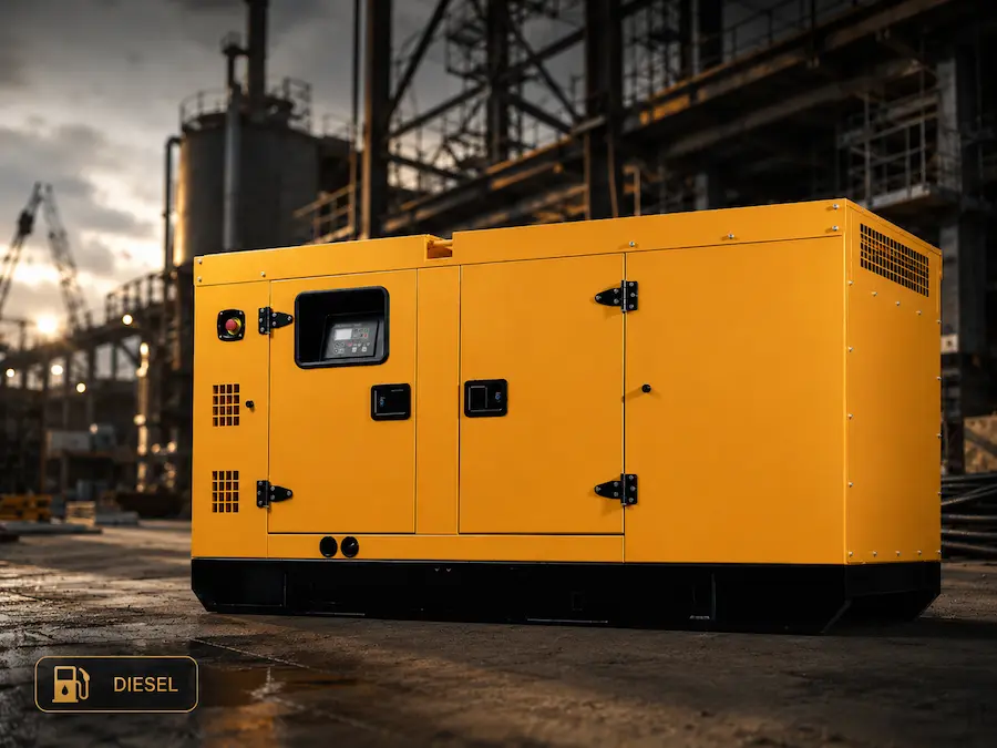 Grupo electrógeno industrial motor Diesel